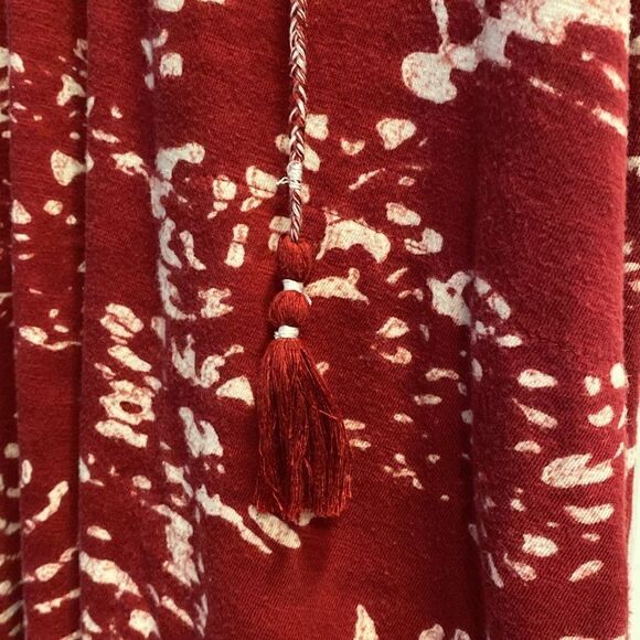 Lucky Brand Maroon Sleeveless Batik Dress Size XL - Picture 5 of 11